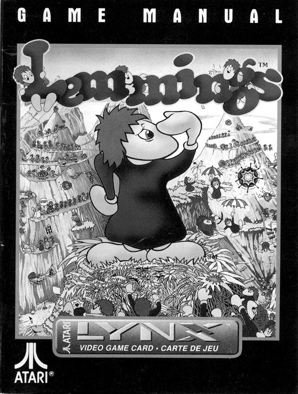 Lemmings - Atari Lynx - Artwork - In Game